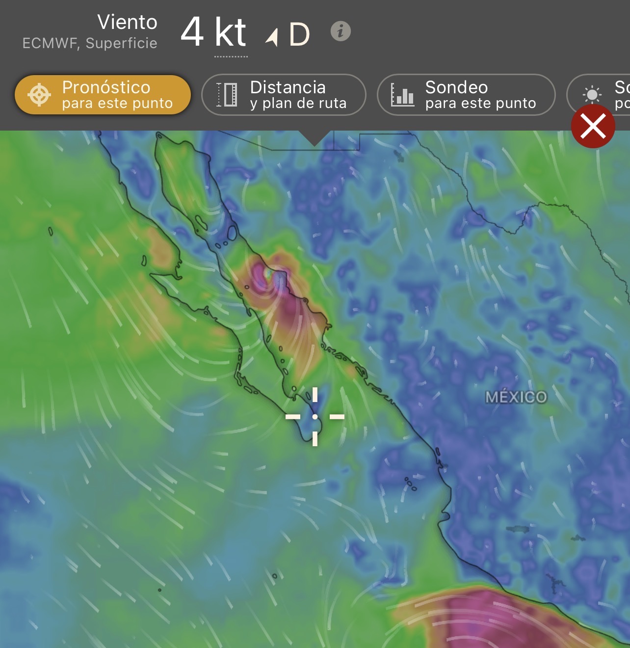 Weather check before fishing